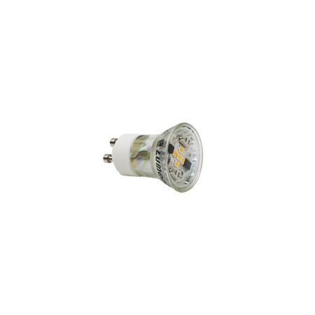 LED ΛΑΜΠΑ GU10 MR11 ΓΥΑΛΙΝΟ 2W 105° ΘΕΡΜΟ 3000Κ