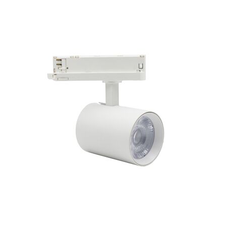 LED ΣΠΟΤ ΡΑΓΑΣ 4 ΓΡΑΜΜΩΝ 40W 230V 4000K 38° ΛΕΥΚΟ