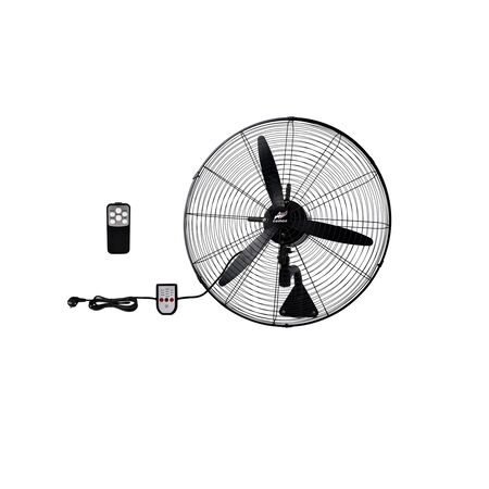 ΑΝΕΜΙΣΤΗΡΑΣ ΕΠΙΤΟΙΧΟΣ ΜΑΥΡΟΣ ΜΕ CONTROL 130W Φ66cm ΜΕ ΤΗΛΕΧ/ΡΙΟ