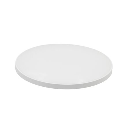 LED ΠΛΑΦΟΝΙΕΡΑ PC ΣΤΡΟΓΓΥΛΗ Φ:370mm 24W 4000K IP44 ΛΕΥΚΗ
