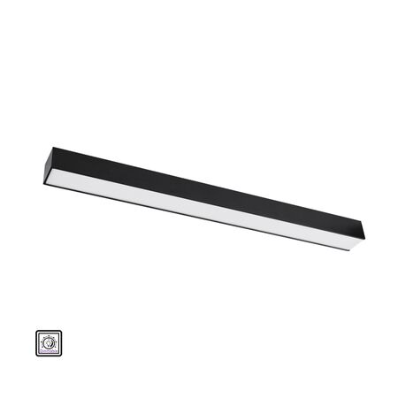 Led aluminum lighting linear mini dimmable 18W 230V 3000K 60cm black
