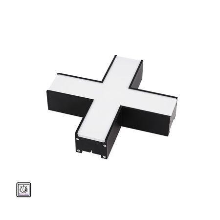 ΣΤΑΥΡΟΣ DIMM.ΓΙΑ ΦΩΤΙΣΤΙΚΟ ΓΡΑΜΜΙΚΟ ΜΙΝΙ 10.5W 1260LM 3000Κ ΜΑΥΡΟ
