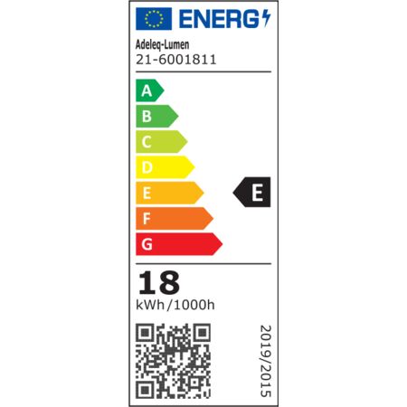 ΦΩΤΙΣΤΙΚΟ LED ΑΛΟΥΜΙΝΙΟΥ ΓΡΑΜΜΙΚΟ ΣΤΕΝΟ 18W 230V 4000K 60cm ΜΑΥΡΟ