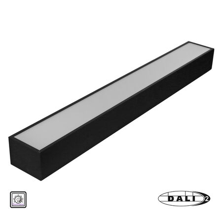 ΦΩΤΙΣΤΙΚΟ LED ΑΛΟΥΜ.ΓΡΑΜΜΙΚΟ 18W DIM.DALI 230V 4000K 60cm ΜΑΥΡΟ