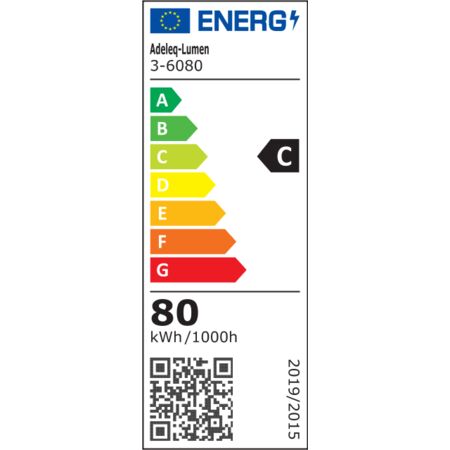 LED ΦΩΤΙΣΤΙΚΟ ΔΡΟΜΟΥ SMD 80W 4000K IP66 ΓΚΡΙ