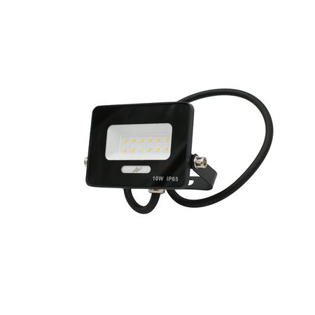 ΠΡΟΒΟΛEAΣ LED 10W 12/24VDC 4000K IP65 ΜΑΥΡΟ