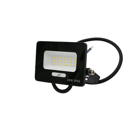 ΠΡΟΒΟΛΕΑΣ LED 20W 12/24VDC 4000K IP65 ΜΑΥΡΟ