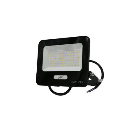 ΠΡΟΒΟΛΕΑΣ LED 50W 12/24VDC 4000K IP65 ΜΑΥΡΟ